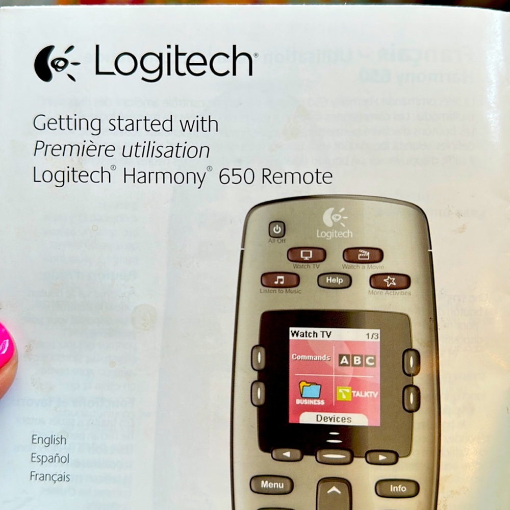LOGITECH HARMONY 650 REMOTE price for ONE REMOTE